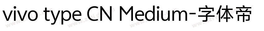 vivo type CN Medium字体转换